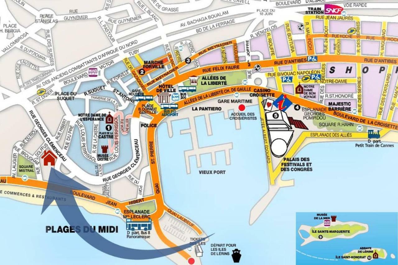 Grand Studio Cannes Centre Kültér fotó